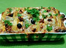 Kartoffel-Putenauflauf mit Gorgonzola Kartoffel-Putenauflauf mit Gorgonzola