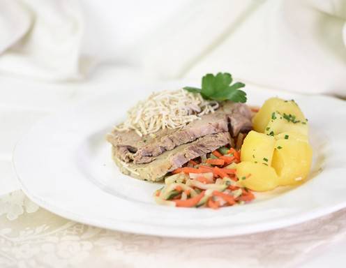 Steirisches Wurzelfleisch mit Kren Rezept