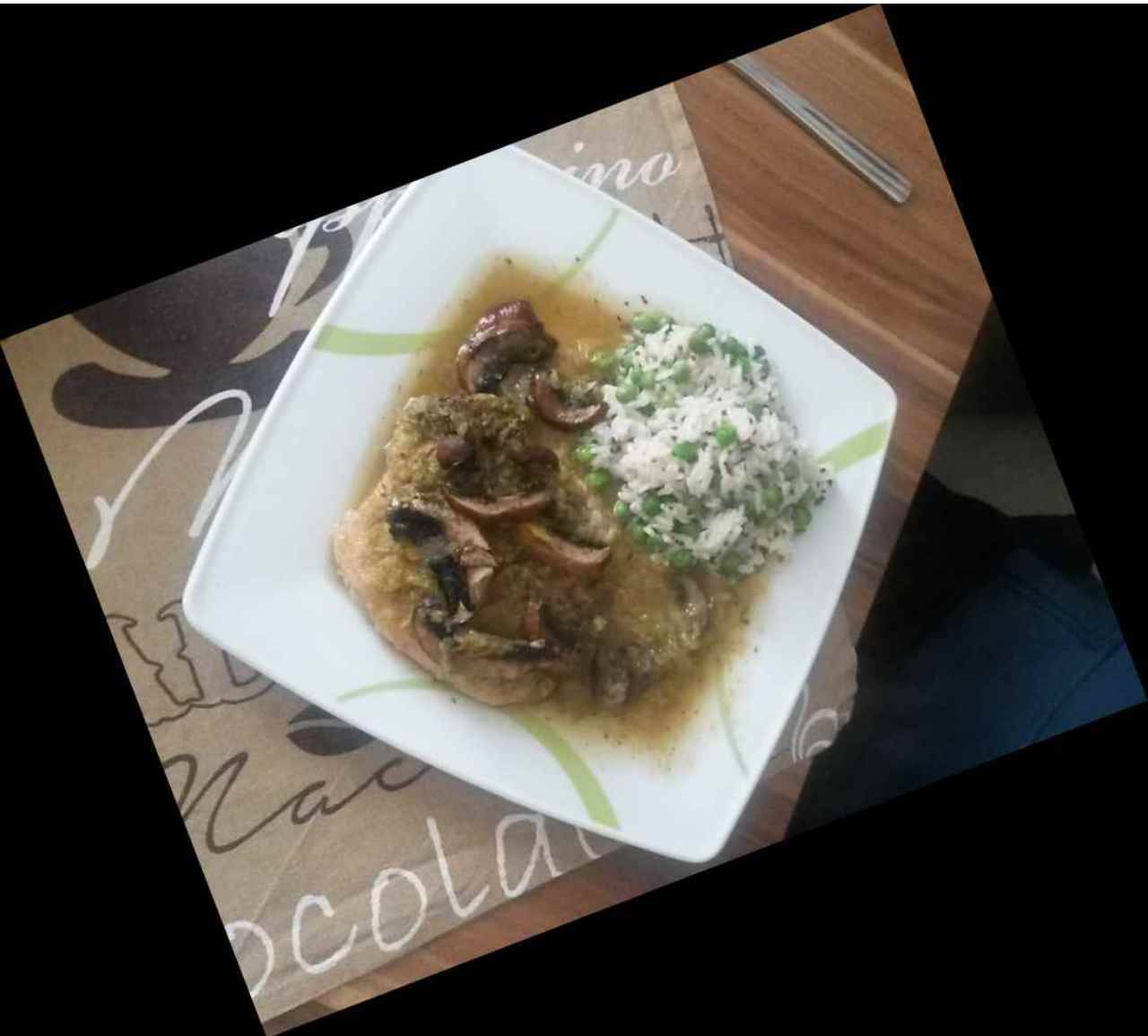 Schnitzel mit Lauch und Champignons aus dem Schongarer Rezept - ichkoche.de