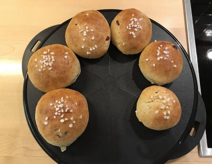 Brioches mit Schokostücken