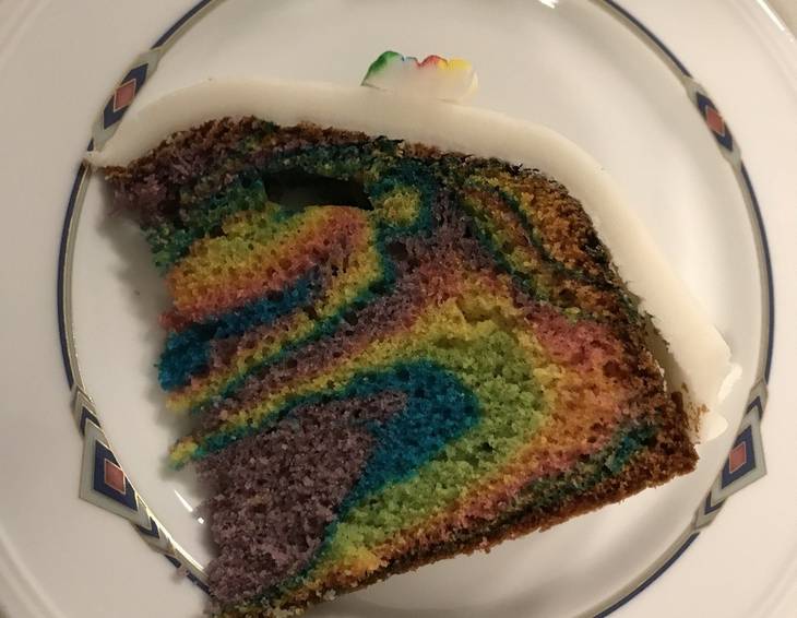 Regenbogen Kuchen