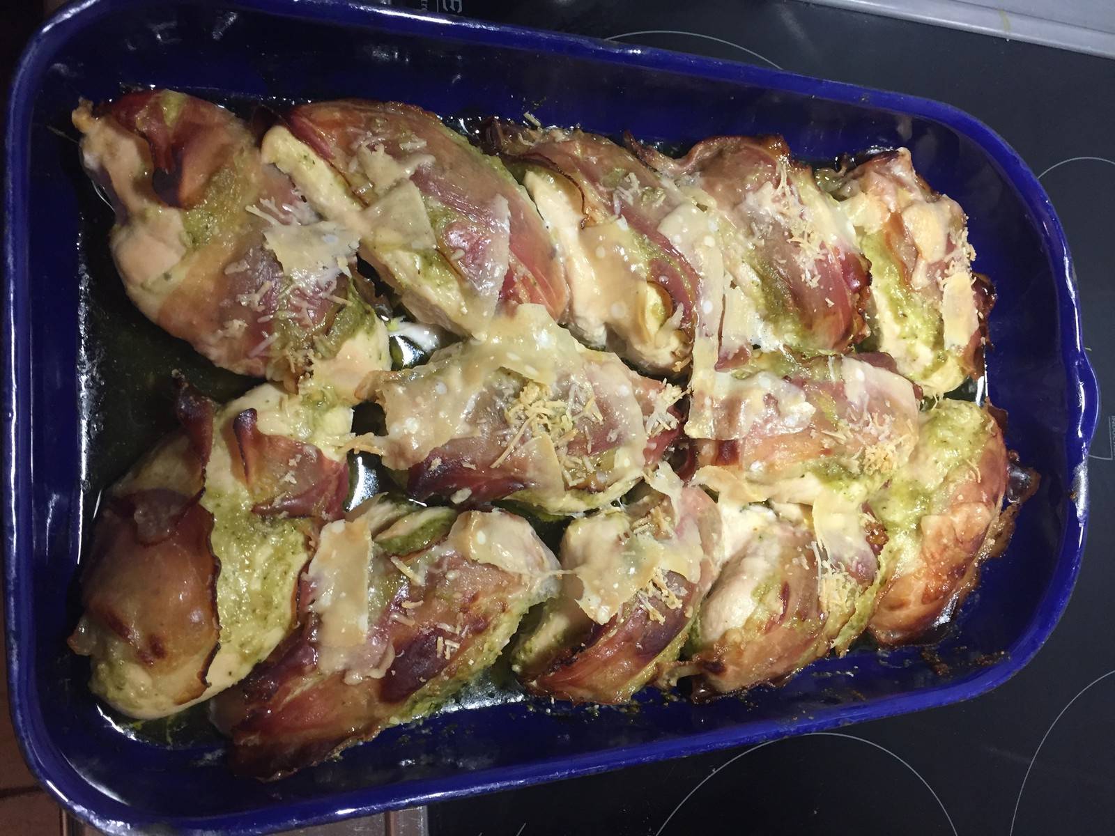 Hühnerfilet im Speckmantel Rezept - ichkoche.de