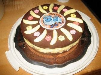 Bananen-Puddingcreme-Torte Rezept - ichkoche.ch Bananen-Puddingcreme-Torte Rezept - ichkoche.ch