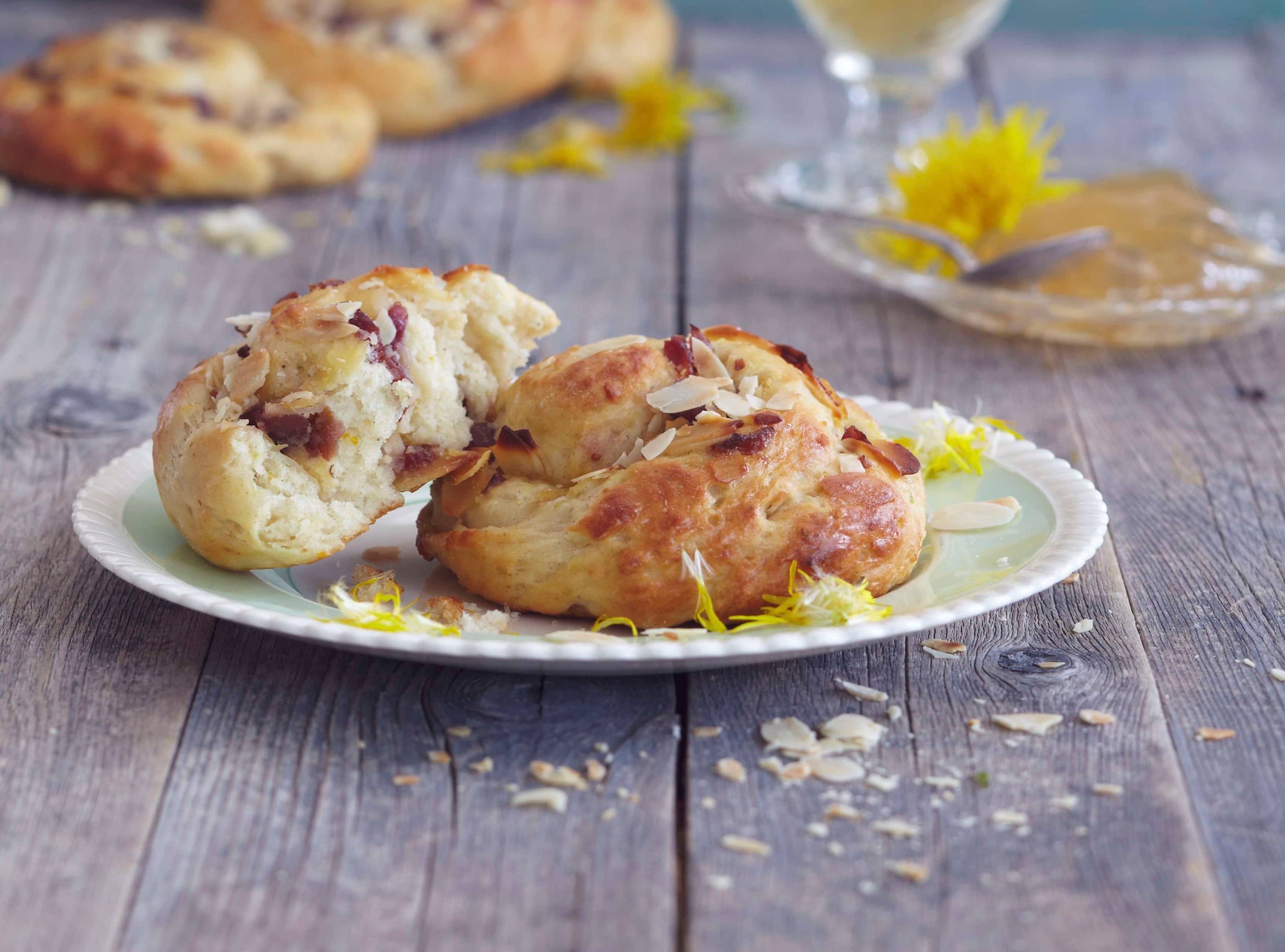 Löwenzahnschnecken mit Gelee Rezept