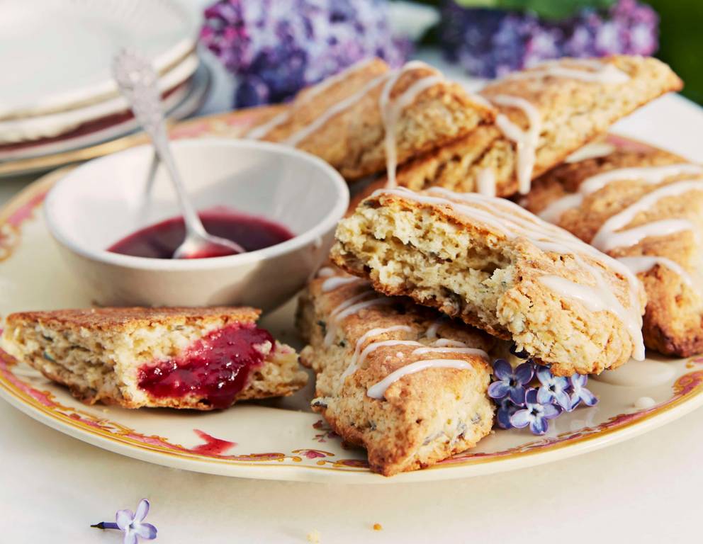 Flieder-Scones Flieder-Scones