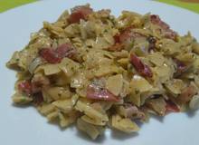 Cremige Krautfleckerl a la Carbonara Cremige Krautfleckerl a la Carbonara