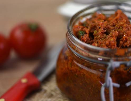 Pesto Rosso Rezept