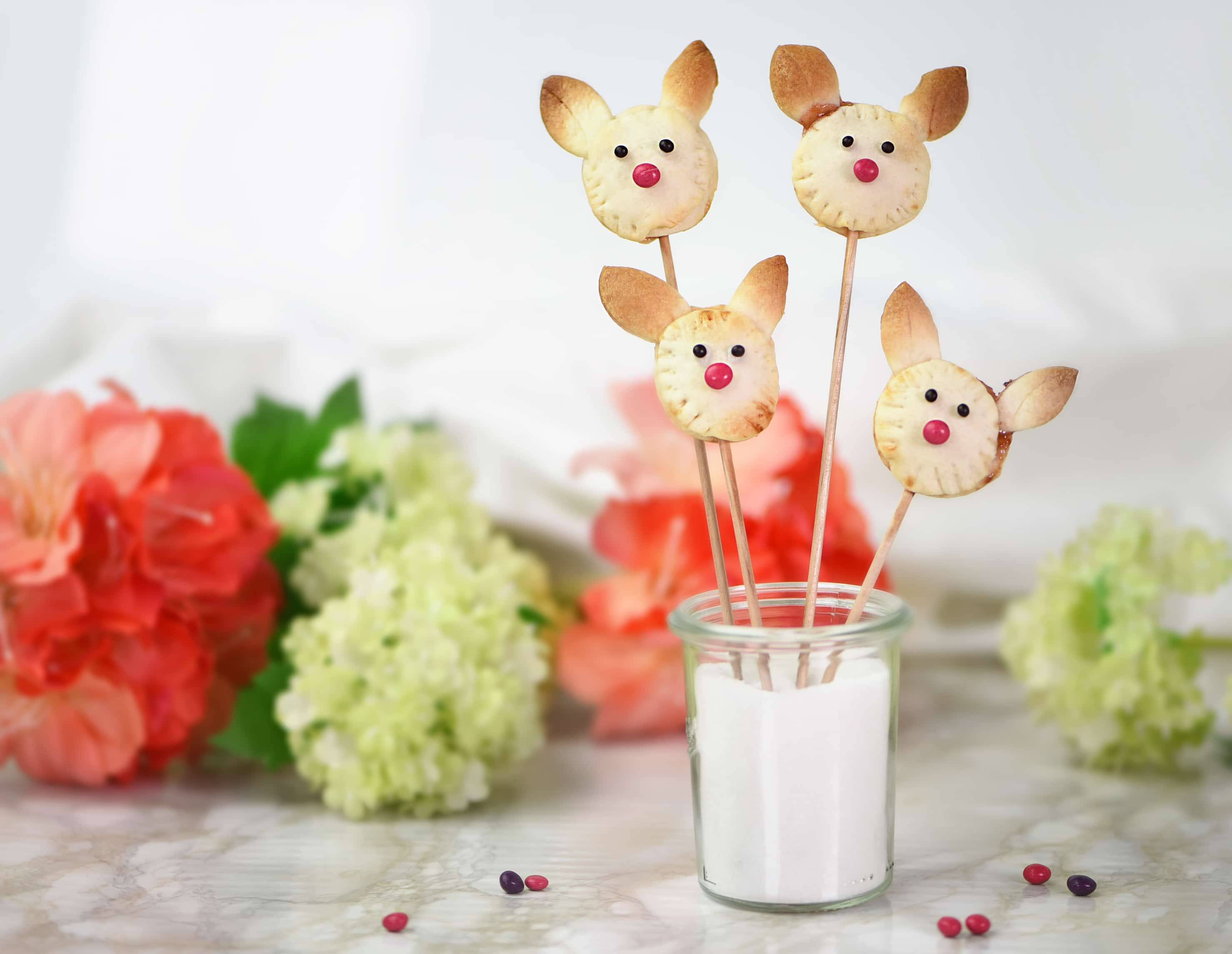 Osterhasen-Minipies am Stiel Rezept