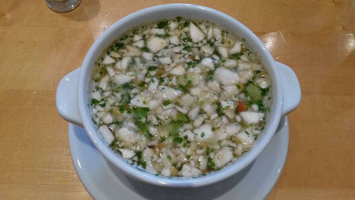 Klare Petersil Suppe
