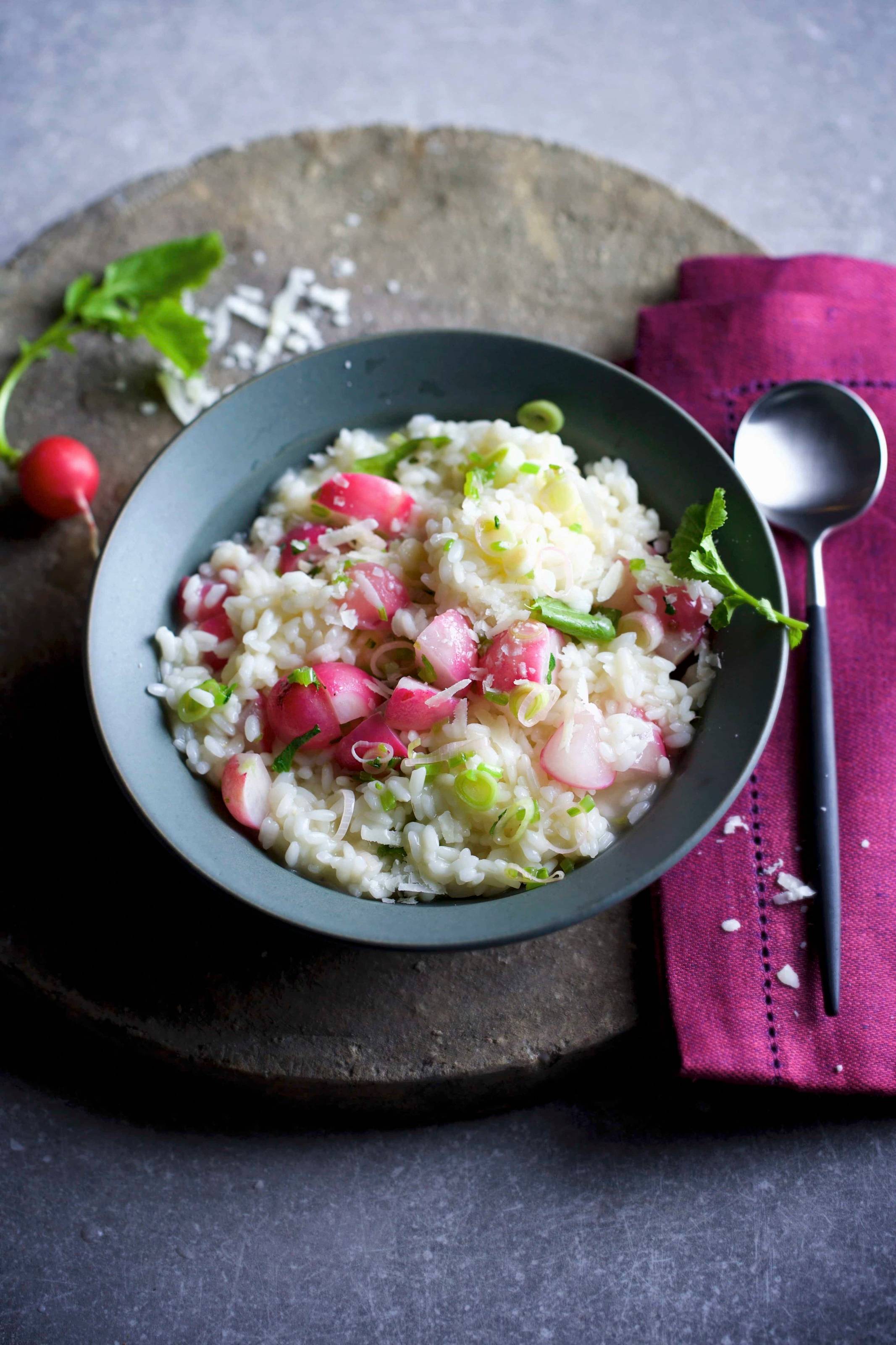 Radieschen-Risotto Rezept
