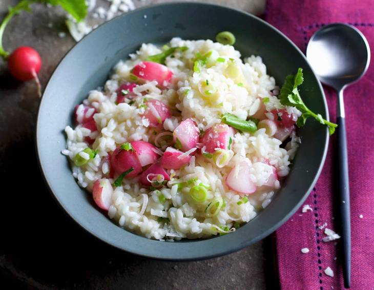 Radieschen-Risotto