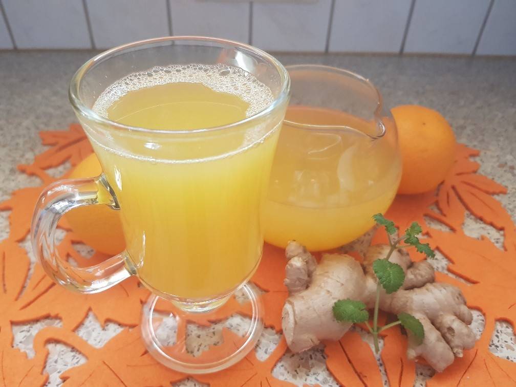 Ingwer-Orangen Tee mit Zitronenmelisse Rezept - ichkoche.de