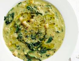 Kichererbsen-Mangold-Suppe Kichererbsen-Mangold-Suppe