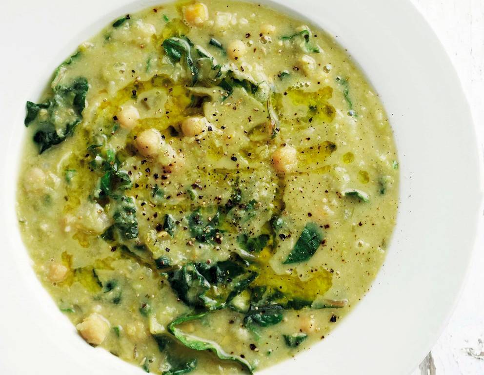 Kichererbsen-Mangold-Suppe Kichererbsen-Mangold-Suppe