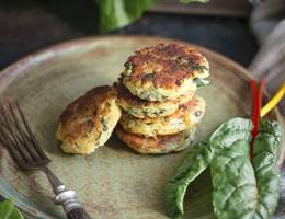 Kartoffel-Mangold-Laibchen Kartoffel-Mangold-Laibchen