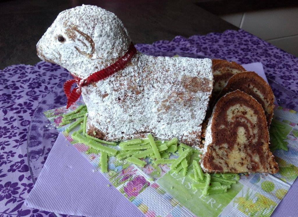 Schoko-Vanille Osterlamm Rezept - ichkoche.de