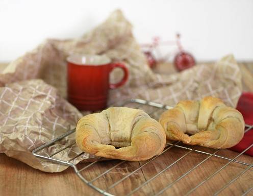 Blätterteig-Croissants Rezept
