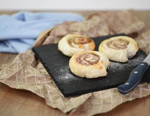 Plunder-Nussschnecken Rezept