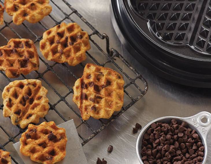 Haferflocken-Schoko-Waffelcookies Haferflocken-Schoko-Waffelcookies
