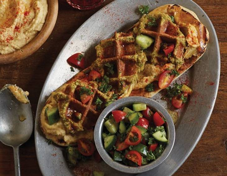 Fawaffel mit Hummus Fawaffel mit Hummus