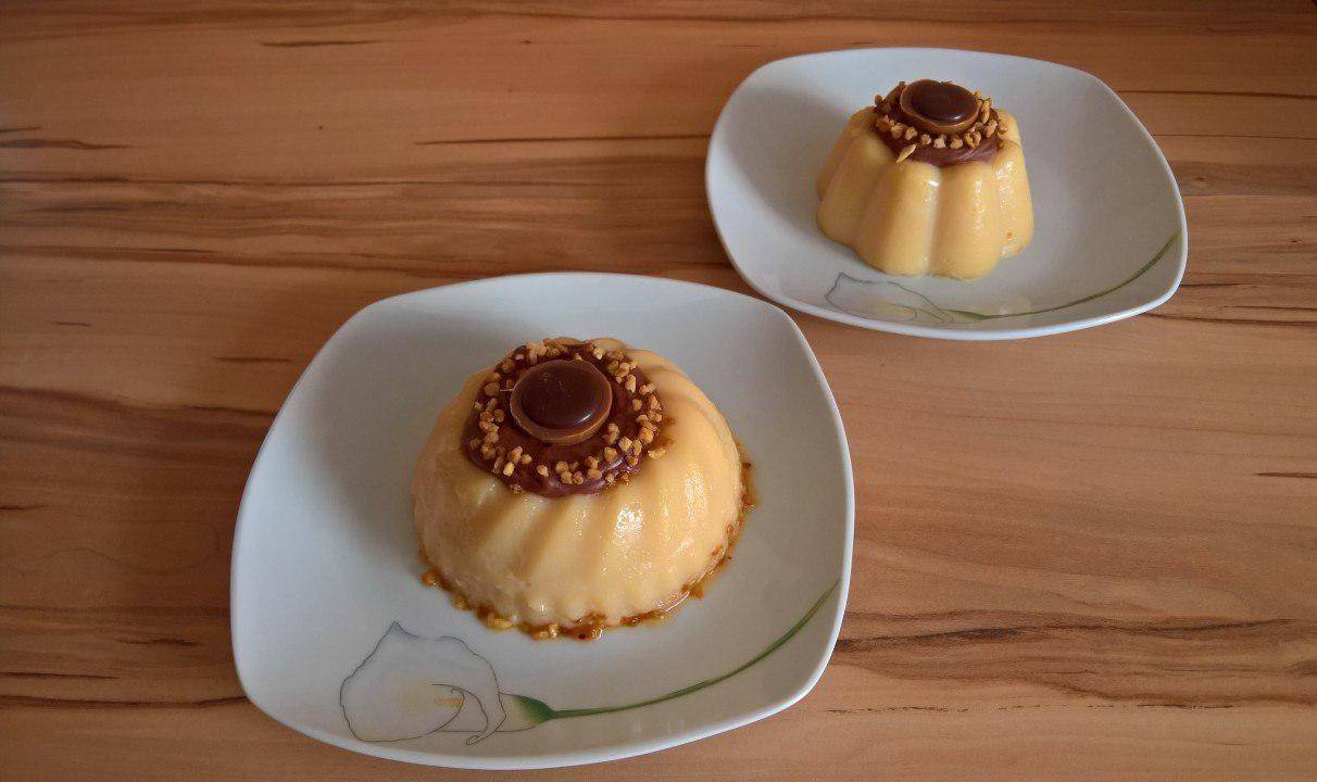 Karamellpudding mit Toffifee-Schoko-Mousse-Füllung Rezept - ichkoche.at