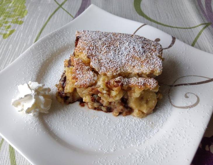 Bulgurauflauf mit Banane und Schoko Bulgurauflauf mit Banane und Schoko