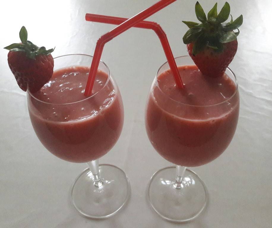 Erdbeer-Shake Rezept - ichkoche.ch Erdbeer-Shake Rezept - ichkoche.ch