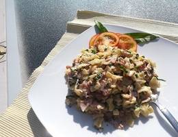 Bärlauch-Schinken-Fleckerl Bärlauch-Schinken-Fleckerl