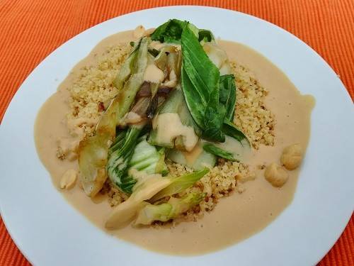 Couscous mit Pak Choi