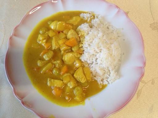 Putenpfanne mit Curry