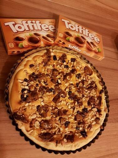 Toffifeetarte mit Knusperkruste