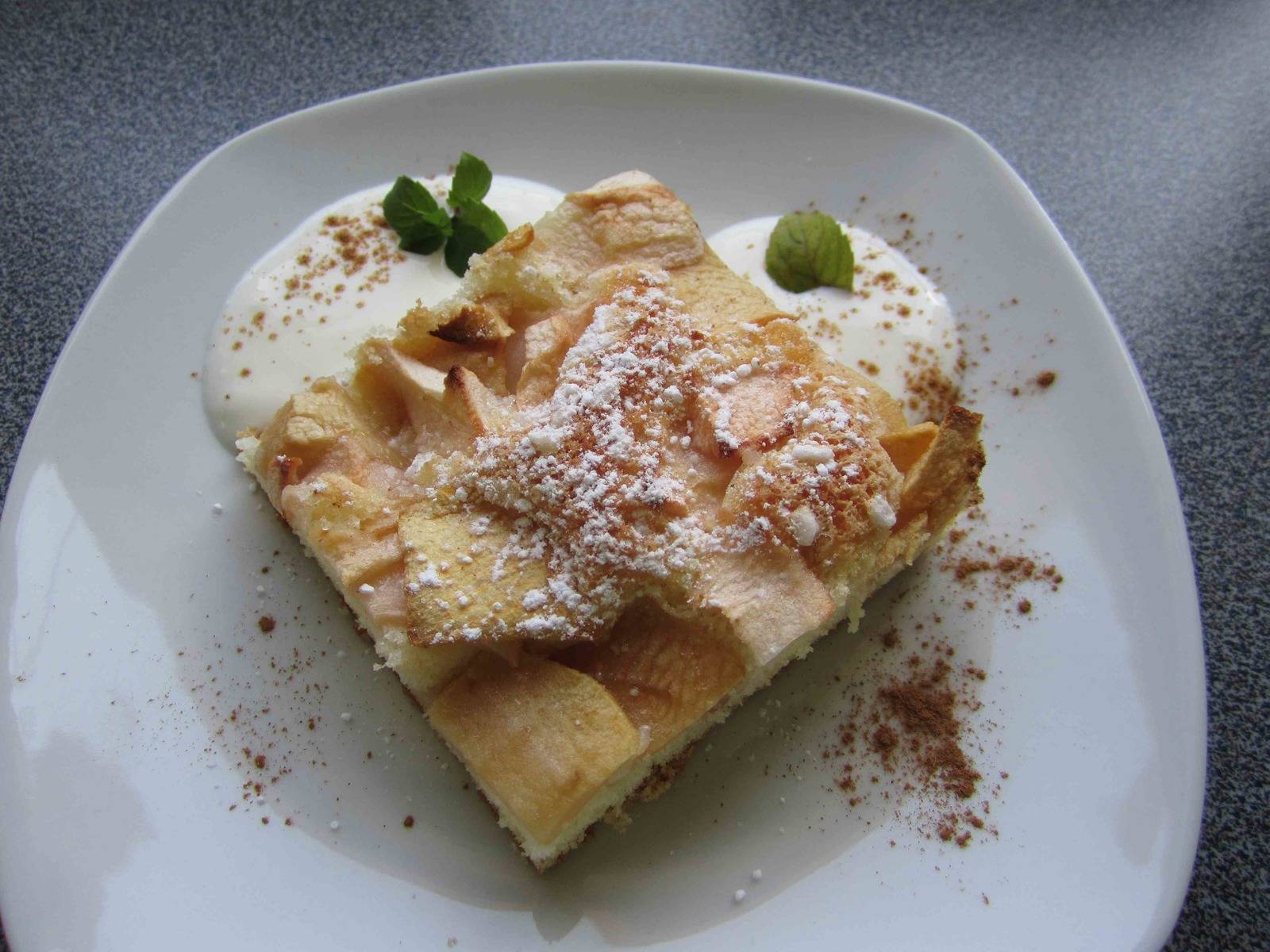Apfelkuchen, sehr fein