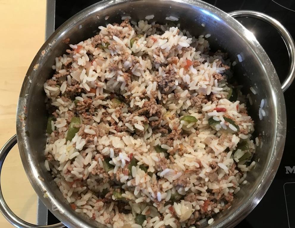 Faschierter Gemüsereis Faschierter Gemüsereis