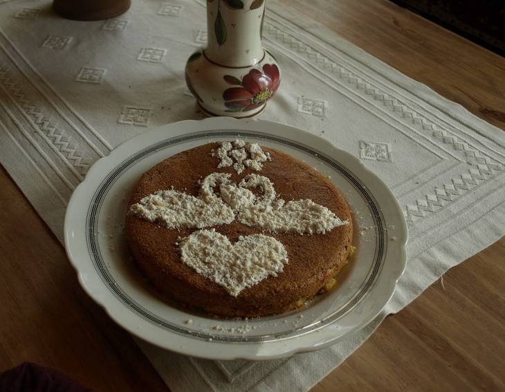 Mandel-Schokotorte Mandel-Schokotorte