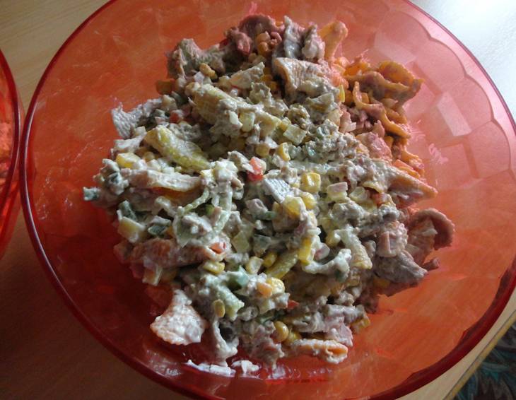 Bunter Nudelsalat Bunter Nudelsalat