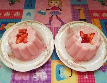 Erdbeer-Buttermilch-Gelee