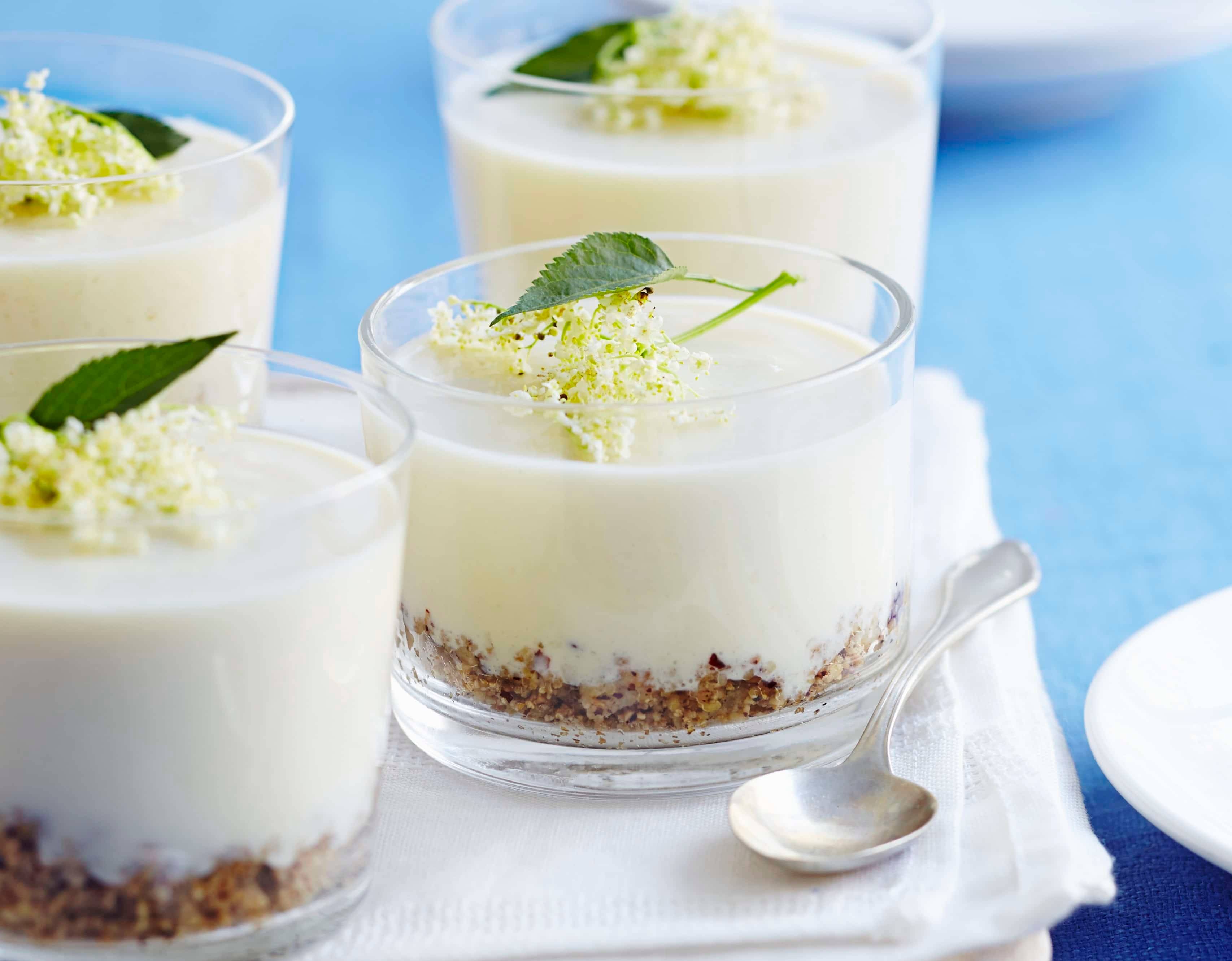 Holunder-Cheesecakes Rezept