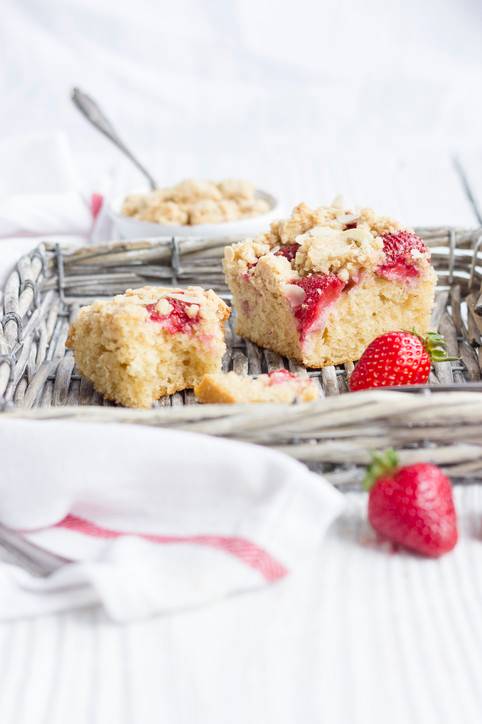 Erdbeer-Grieß-Kuchen Rezept