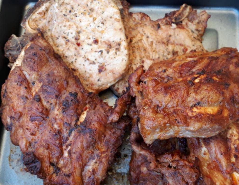 Grillfleisch mit Tomaten-Chili Marinade Grillfleisch mit Tomaten-Chili Marinade