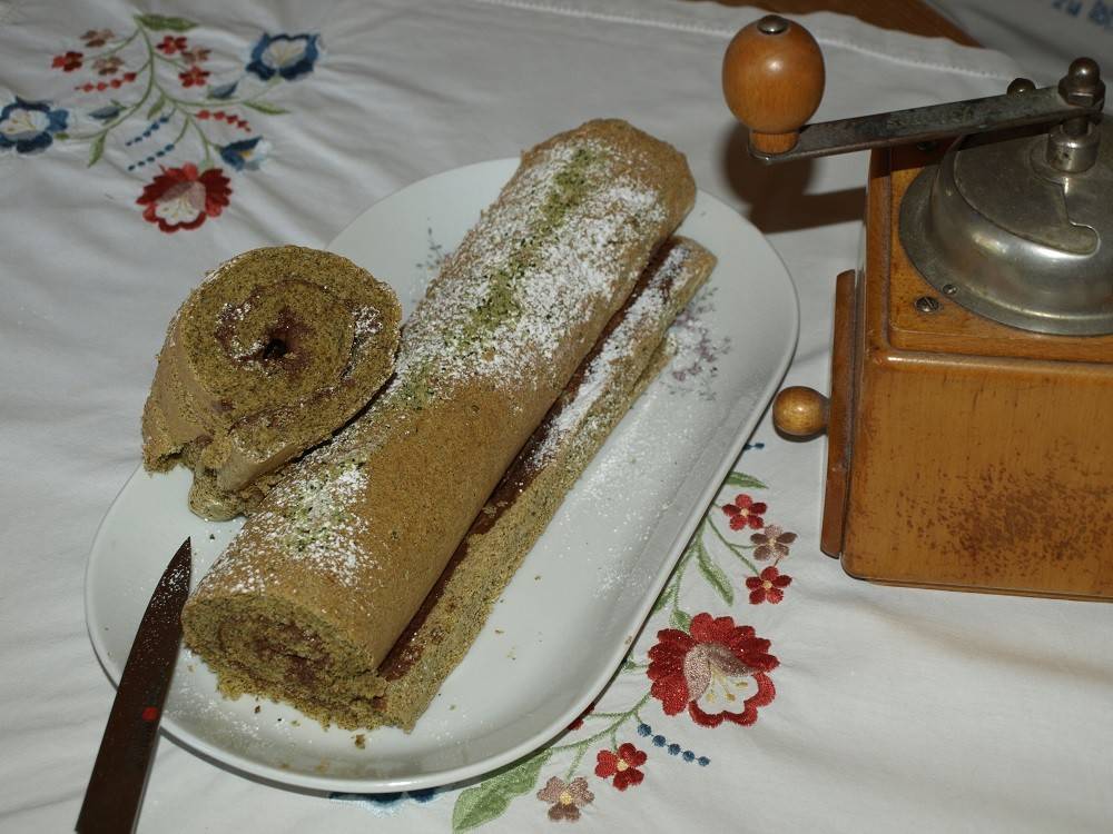 Kürbiskernroulade