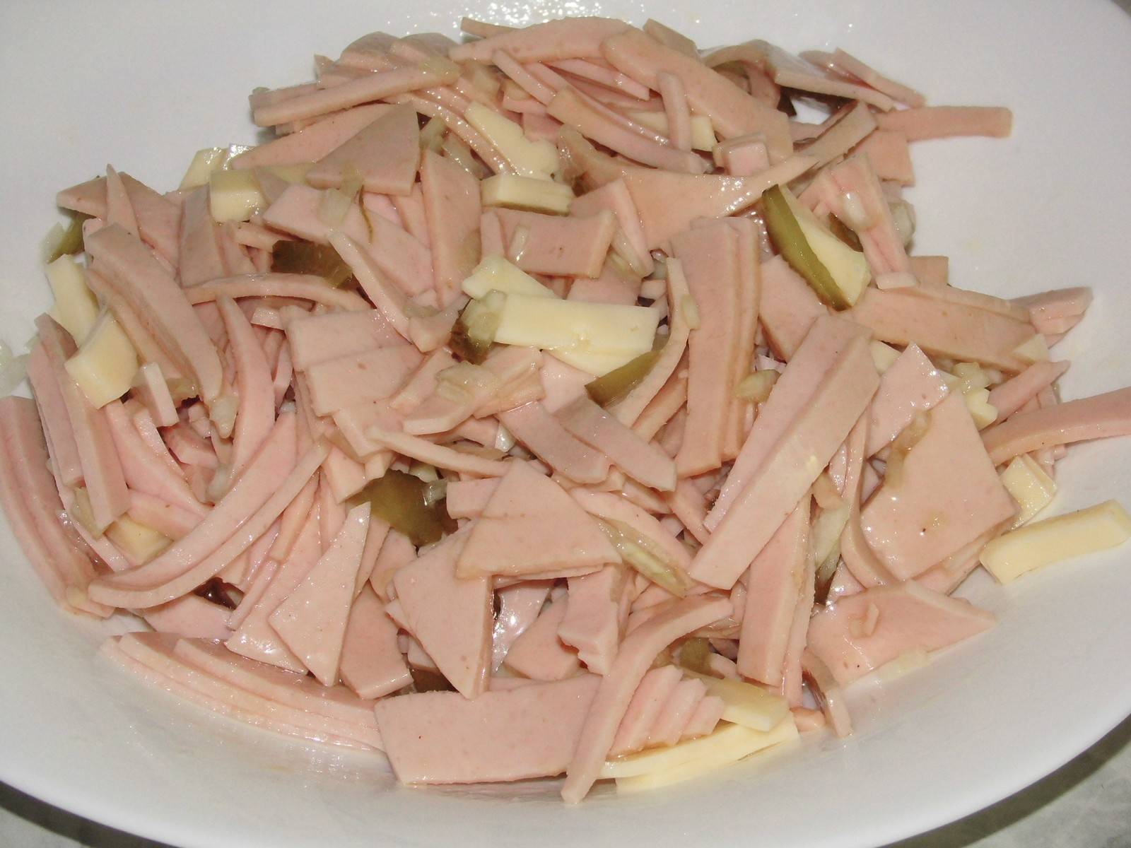 Käse-Wurstsalat Rezept - ichkoche.de