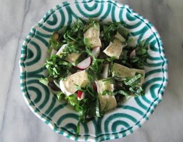 Camembert-Salat mit Bärlauch Camembert-Salat mit Bärlauch