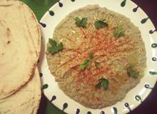 Babaganusch mit Fladenbrot Babaganusch mit Fladenbrot