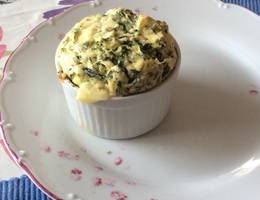 Spinatsoufflé mit Gouda Spinatsoufflé mit Gouda