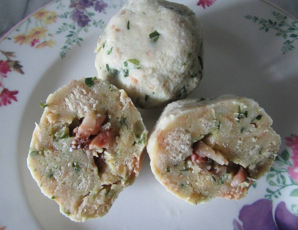 Speckknödel mit Bärlauch Speckknödel mit Bärlauch