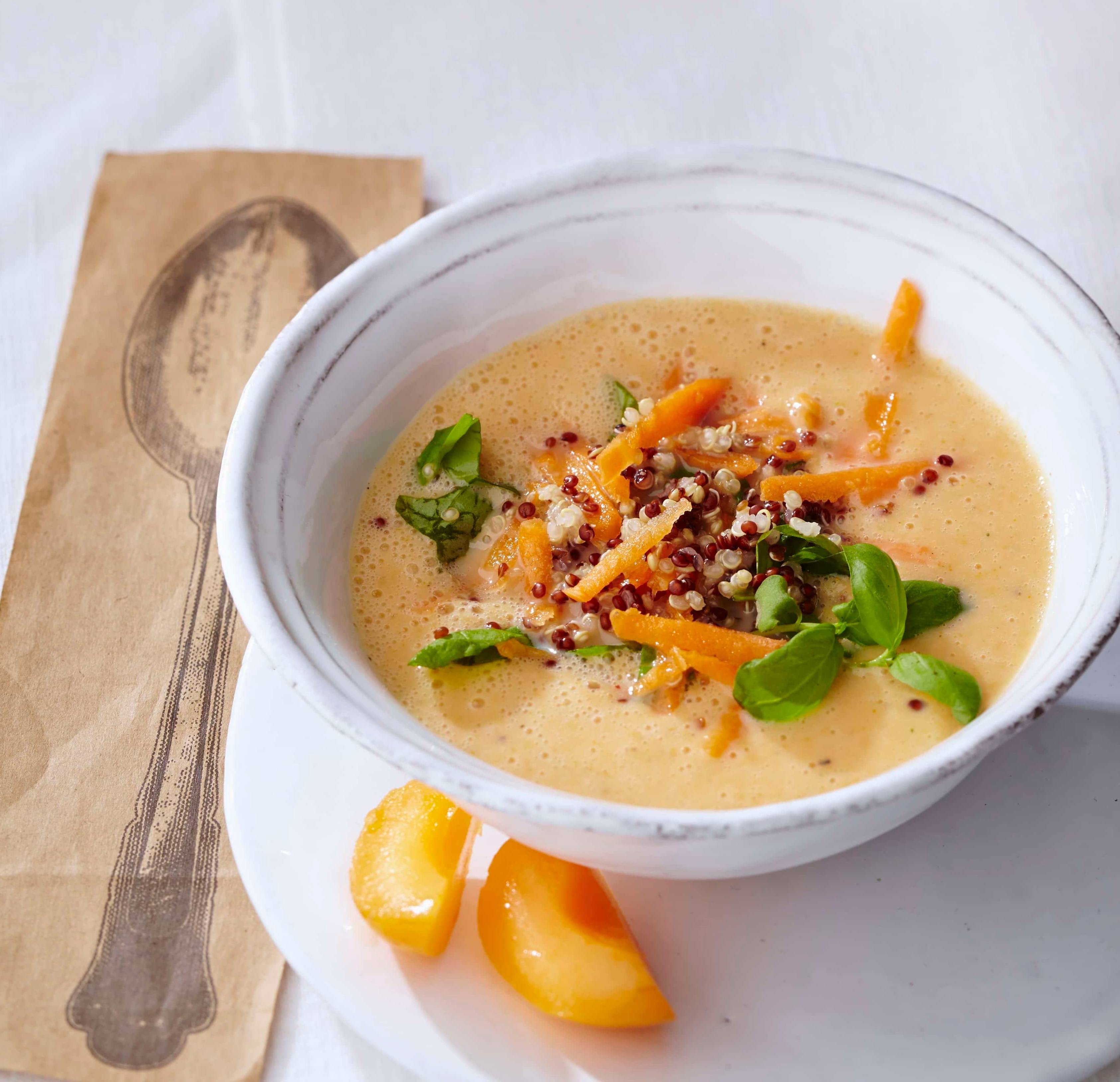 Marillen-Gazpacho mit Quinoa Rezept