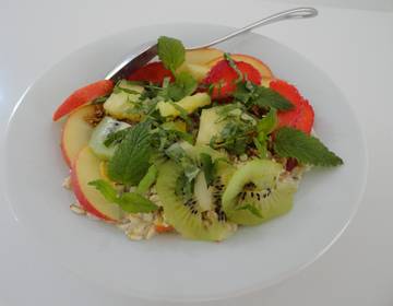 Gesundes Obstfrühstück Gesundes Obstfrühstück