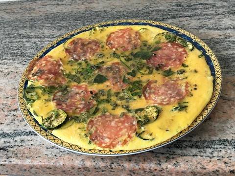 Frittata rognosa - 'Kraetziges Omelett'