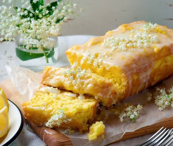 Holunderblüten-Zitronen-Kuchen