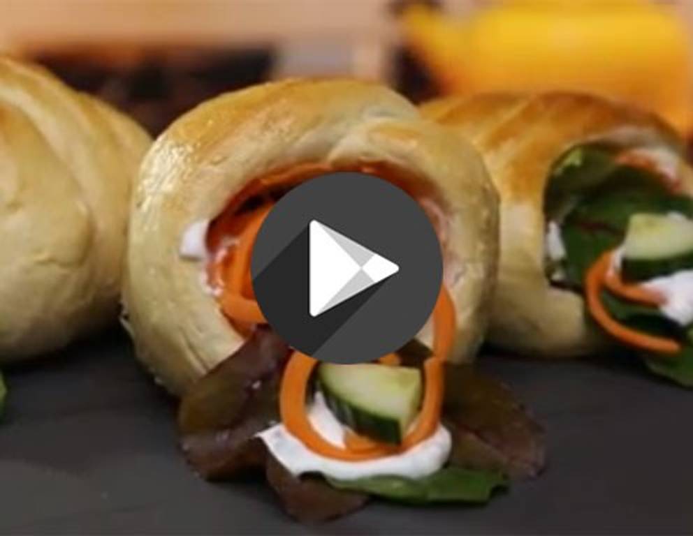 Gefüllte Stockbrottüten Gefüllte Stockbrottüten